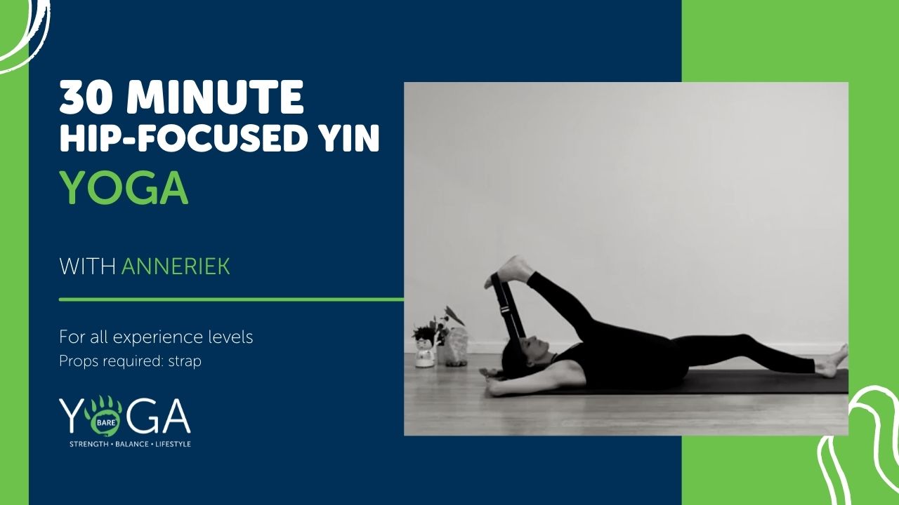 Yin Yang Yoga Full Class: Hips and Butt, 60 min