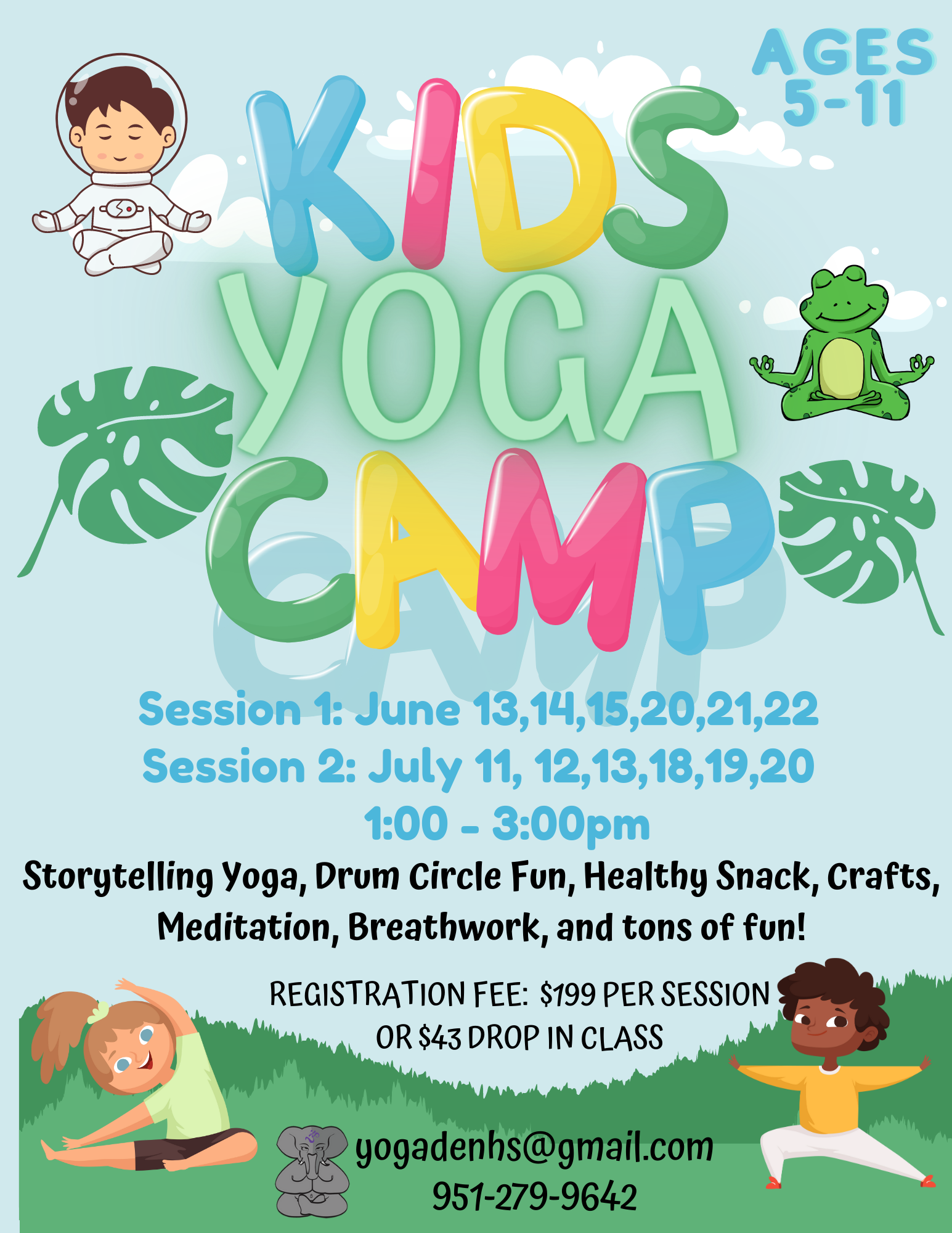 Kids Yoga Camp - Session 1