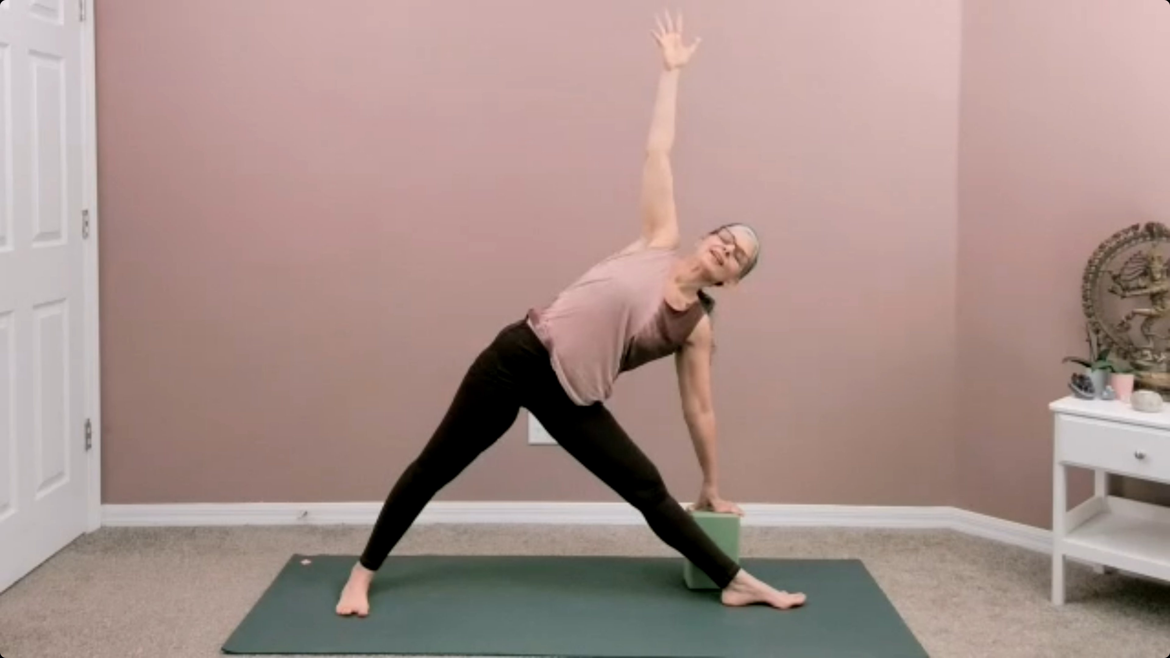 Recline & Balance Pose: Anantasana – AHA Yoga with Virginia Hill