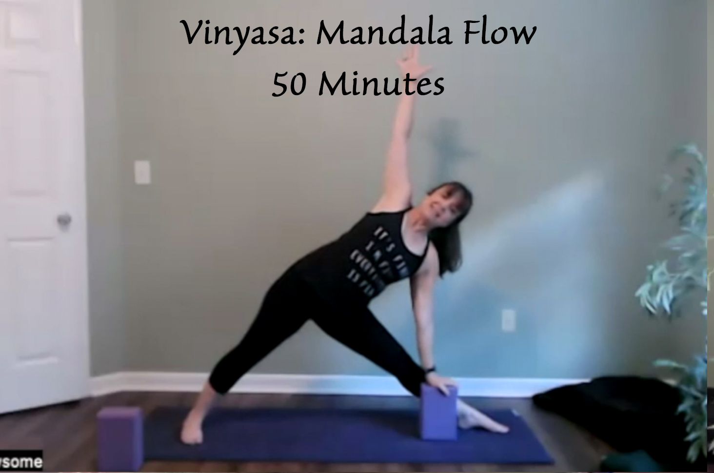 A mandala yoga workout video